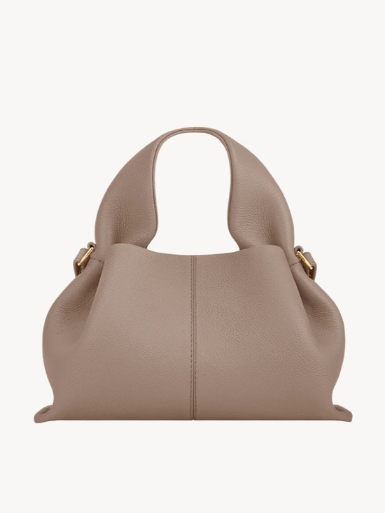 Polene Handbags - Polene Numéro Neuf Mini in EDITION TEXTURED TAUPE